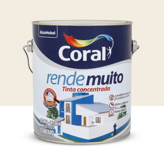 Imagem de TINTA CORAL RENDE MUITO - 3,6 LTS