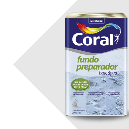 Imagem de FUNDO PREPARADOR DE PAREDES CORAL BASE ÁGUA - 18L