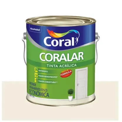 Imagem de TINTA CORALAR ACRILICA- CORAL ECONÔMICA FOSCA
