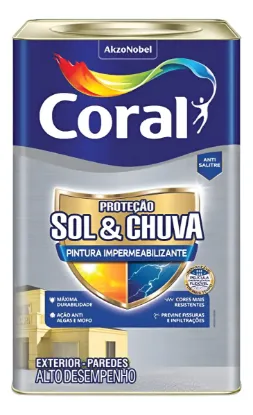 Imagem de TINTA SOL & CHUVA CORAL 16LT AZUL OCEANO